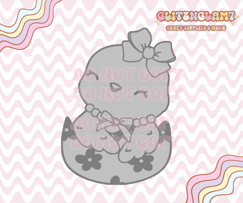 Coquette Easter Chick Premium Silicone Mold