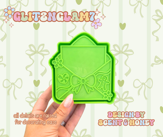 Groovy Holiday Envelope Silicone Mold