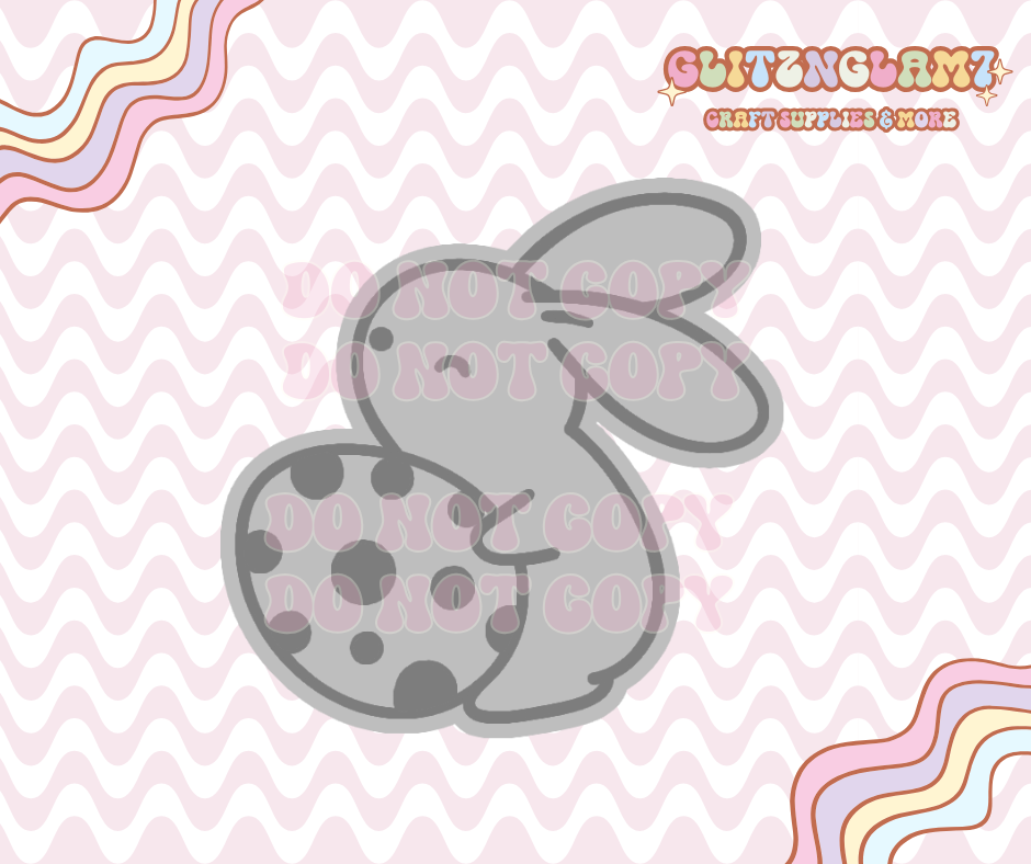Easter Bunny & Egg Premium Silicone Mold