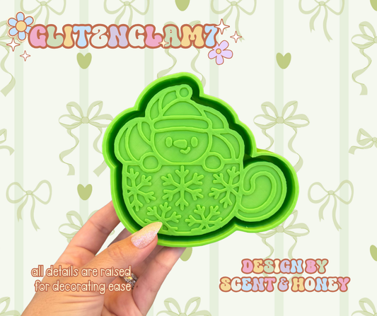 Snowman Mug Silicone Mold