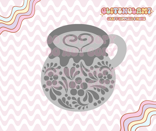 Talavera Mexican Jug Cantarito Premium Silicone Mold