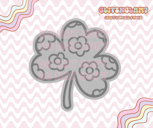 Floral Shamrock Premium Silicone Mold