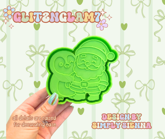 Penguin & Santa Silicone Mold