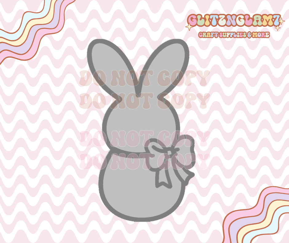 Coquette Easter Bunny Premium Silicone Mold ( STYLE 1 )