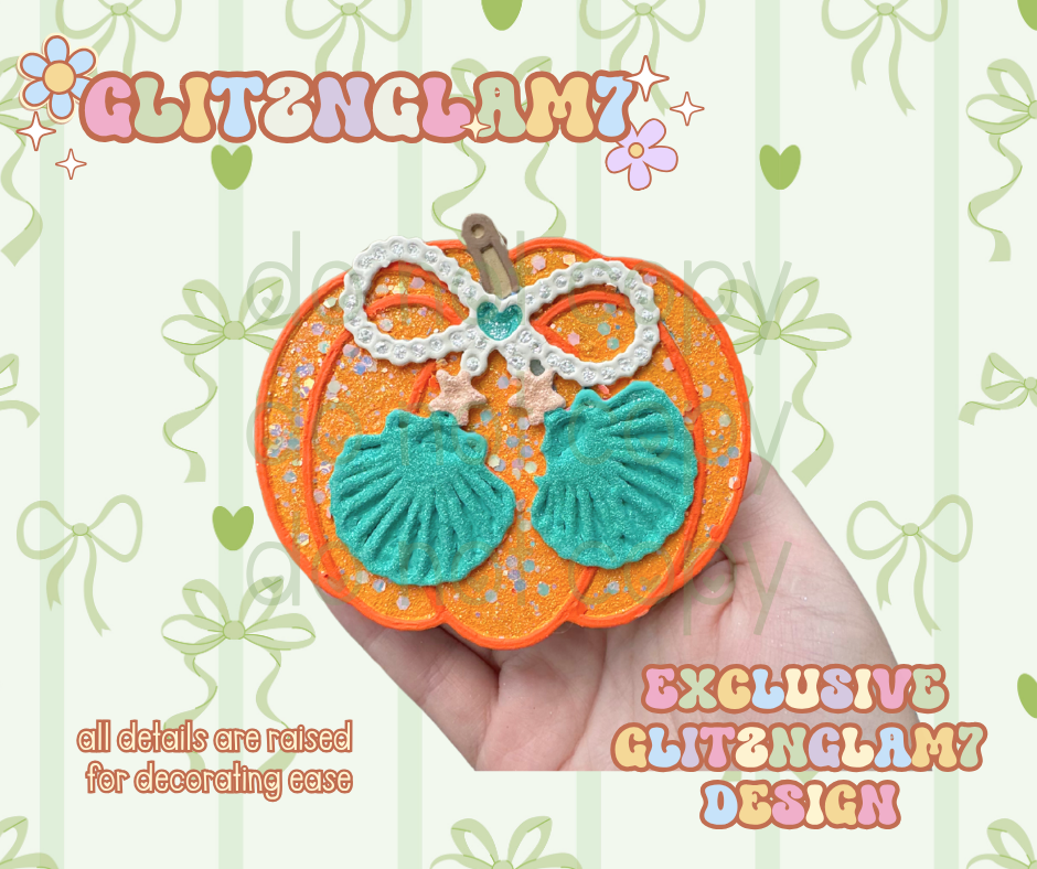 Coastal Pumpkin Silicone Mold-GNG7 Exclusive Design
