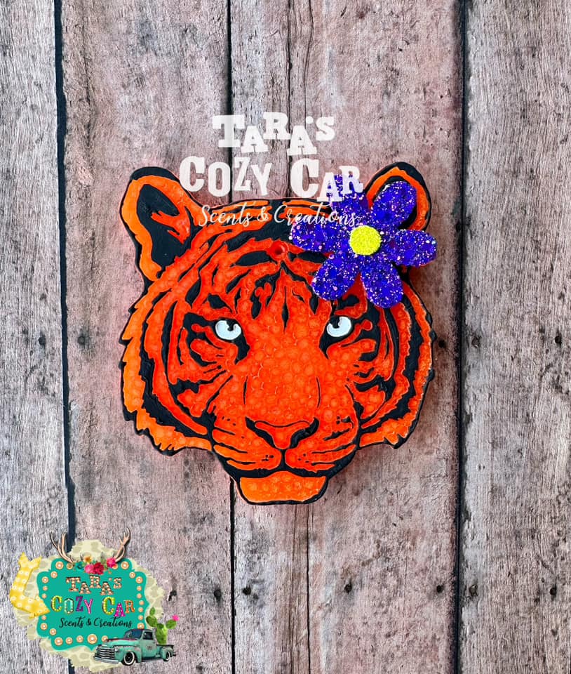 Tiger w/ Flower Silicone Mold