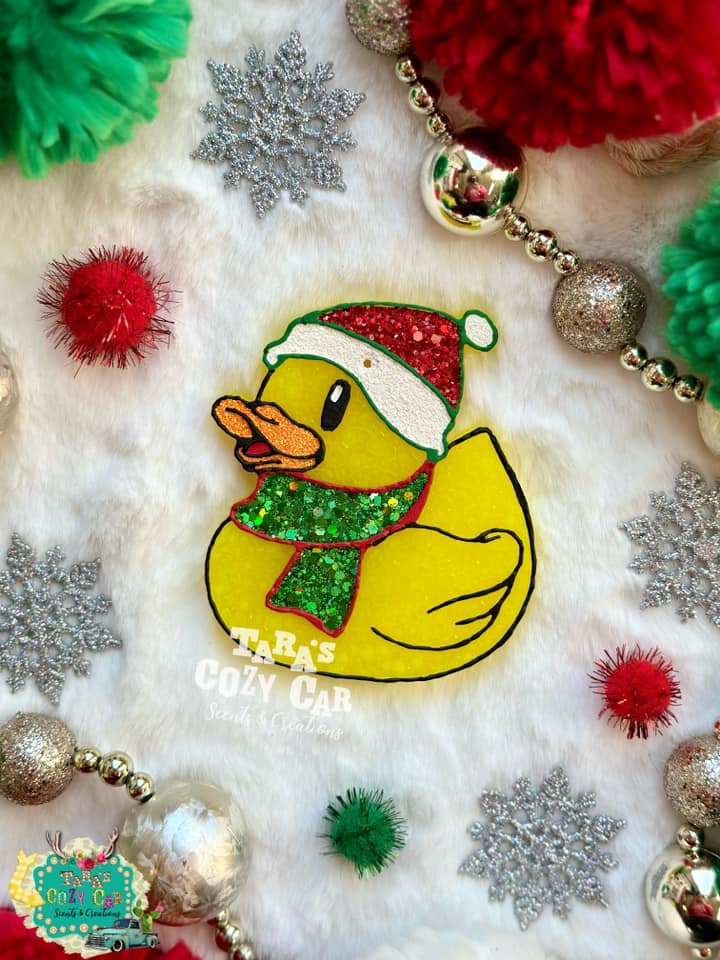 Christmas Rubber Duck Silicone Mold