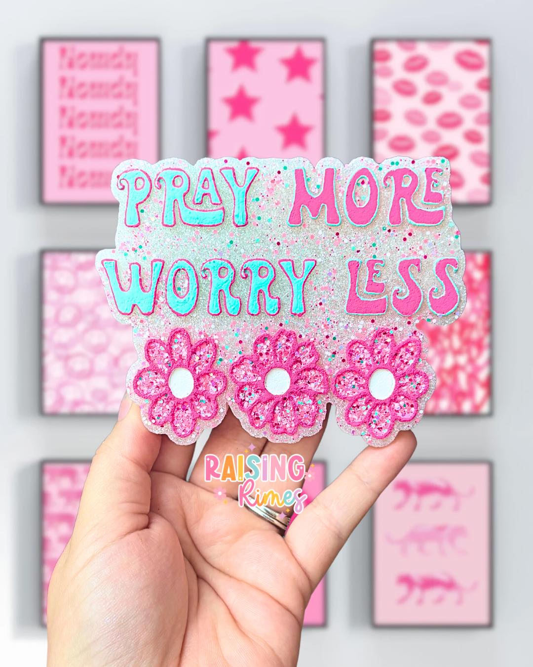 Pray More Worry Less Silicone Mold