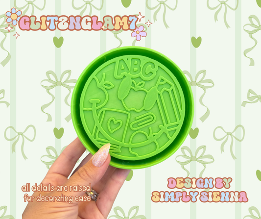 Teacher Smiley Silicone Mold