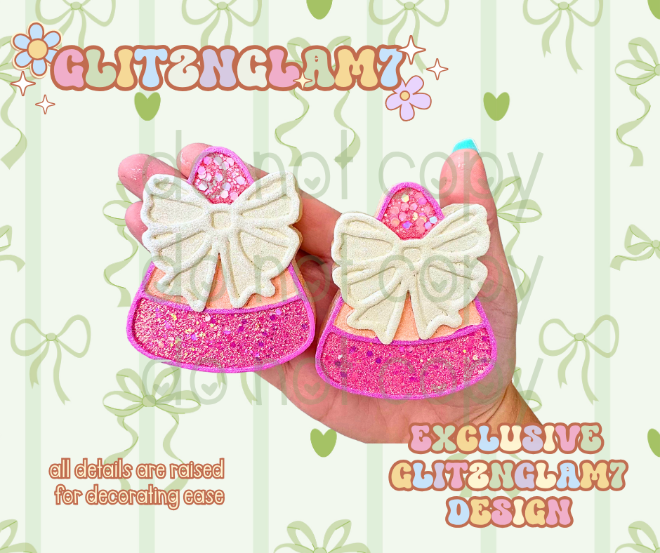 ~VENT CLIP~Coquette Candy Corn Silicone Mold-GNG7 Exclusive Design