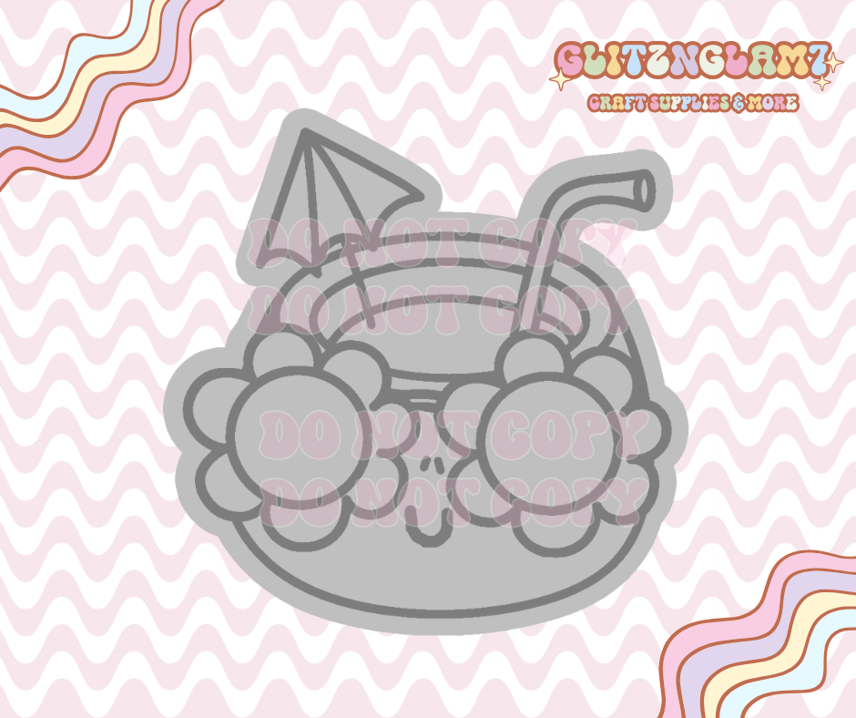 Groovy Coconut Drink Premium Silicone Mold