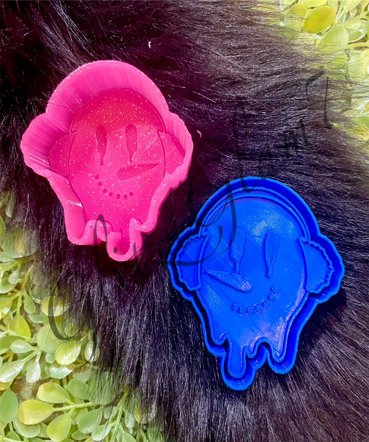 ** VENT CLIP ** Drip Snowman Silicone Mold