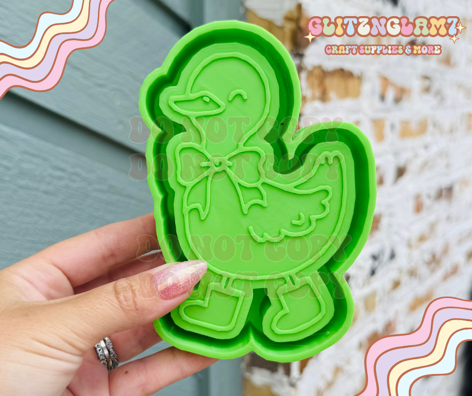 Coquette Goose w/ Plain Rain Boots( STYLE 1 ) Silicone Mold