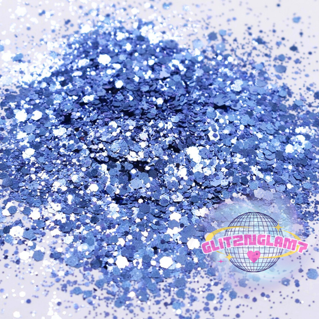 Rhythmic Blue - Metallic Chunky