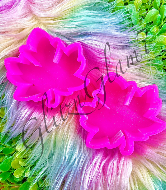 **Vent Clip*** Plain Leaves Silicone Mold