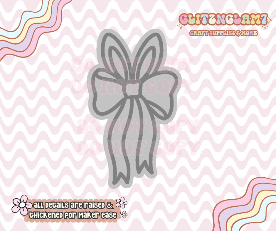 Coquette Bunny Ears STYLE 1 - Silicone Mold