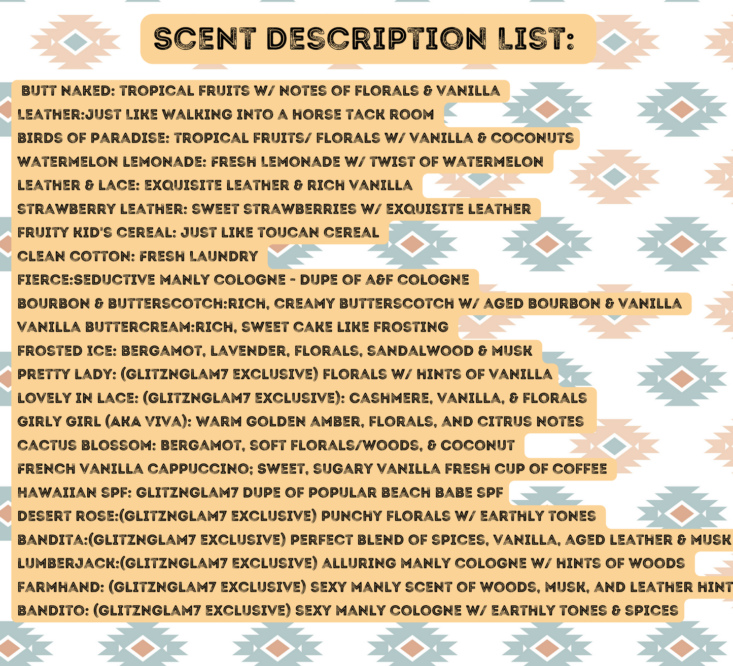 Bandida Premium Scented Beads - GNG7 Exclusive Custom Mix