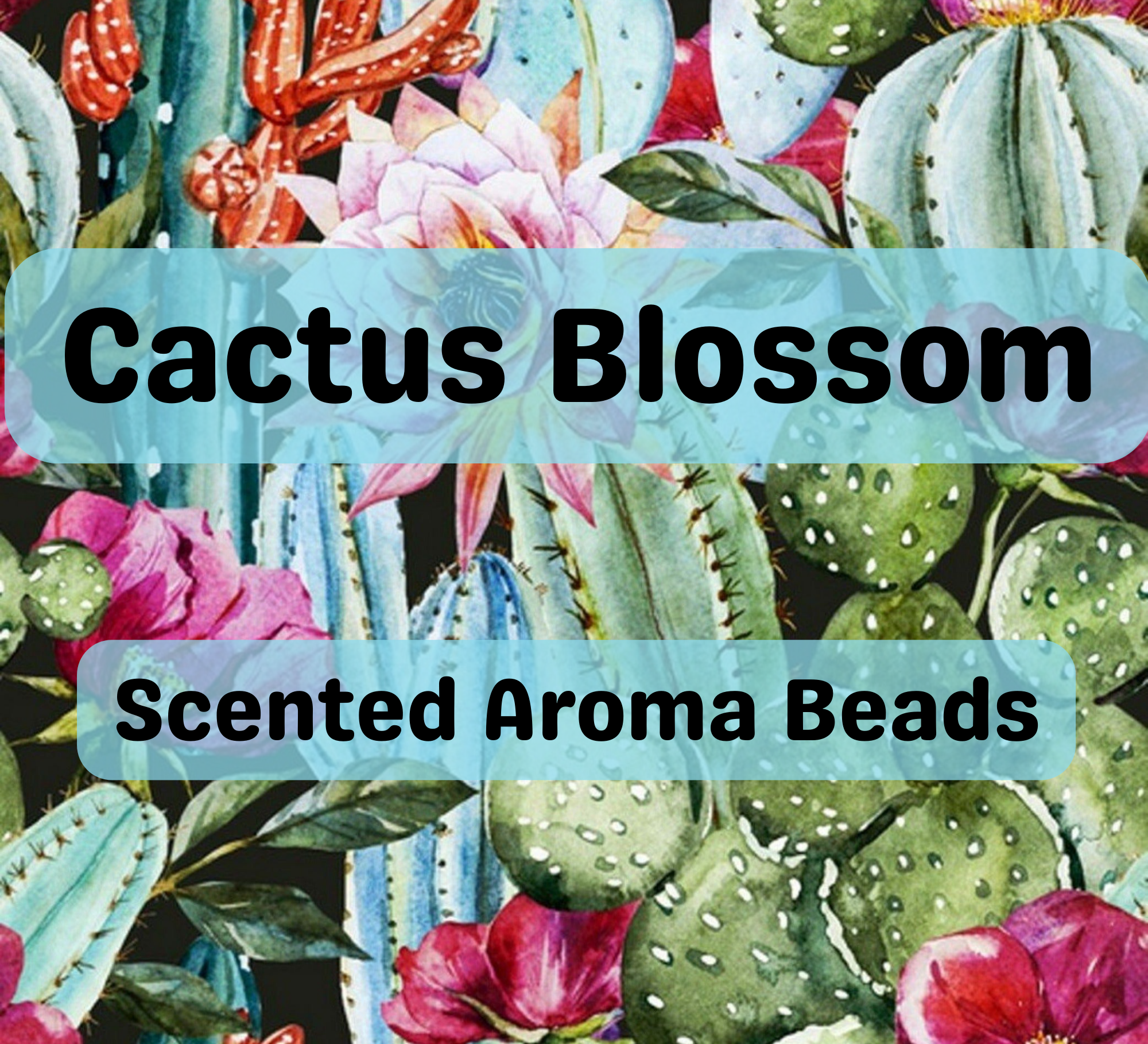 Cactus Bloom Car Air Freshener 