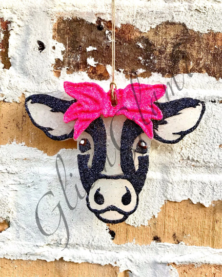 Cow with Bandana Silicone Mold