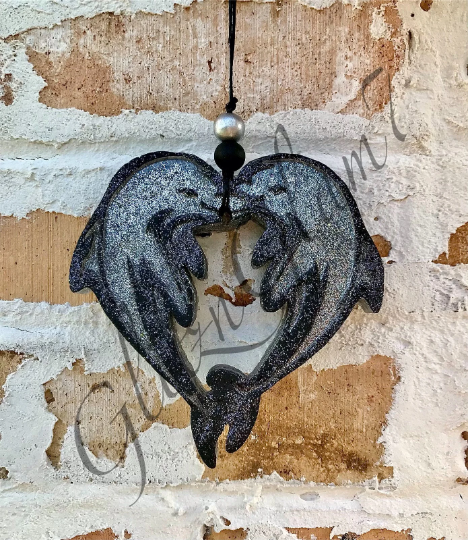 Dolphin Heart Silicone Mold