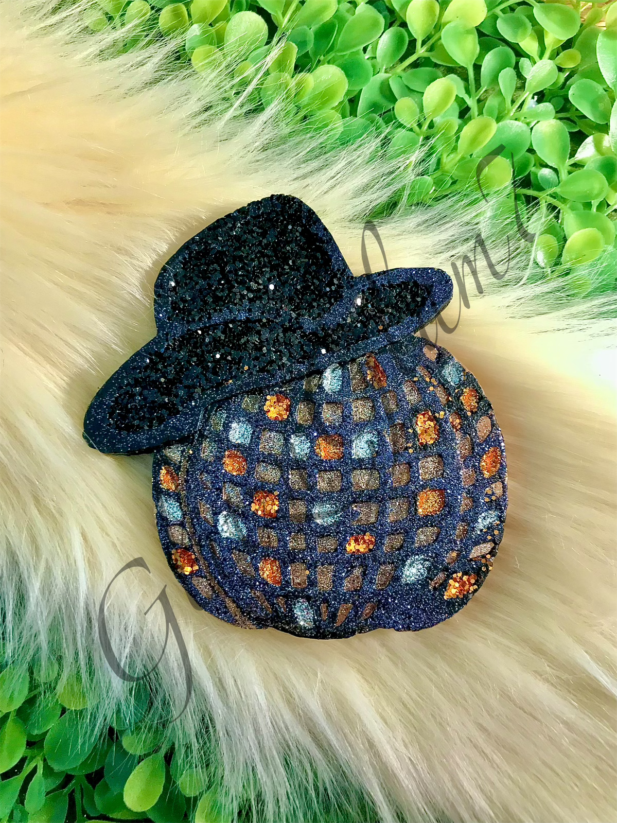 Disco Pumpkin W/ Cowboy Hat Freshie Silicone Molds