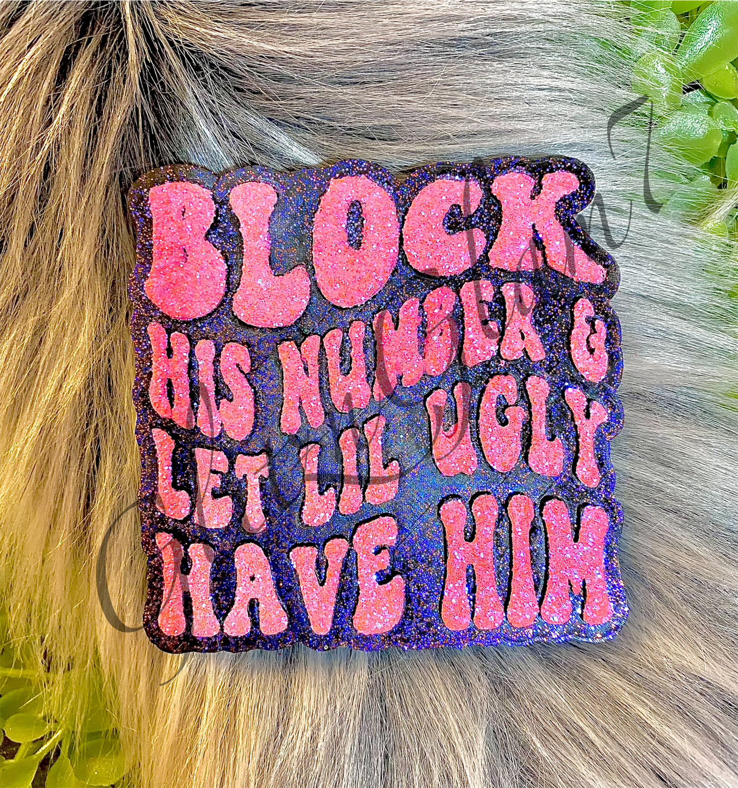 Block His Number Silicone Mold