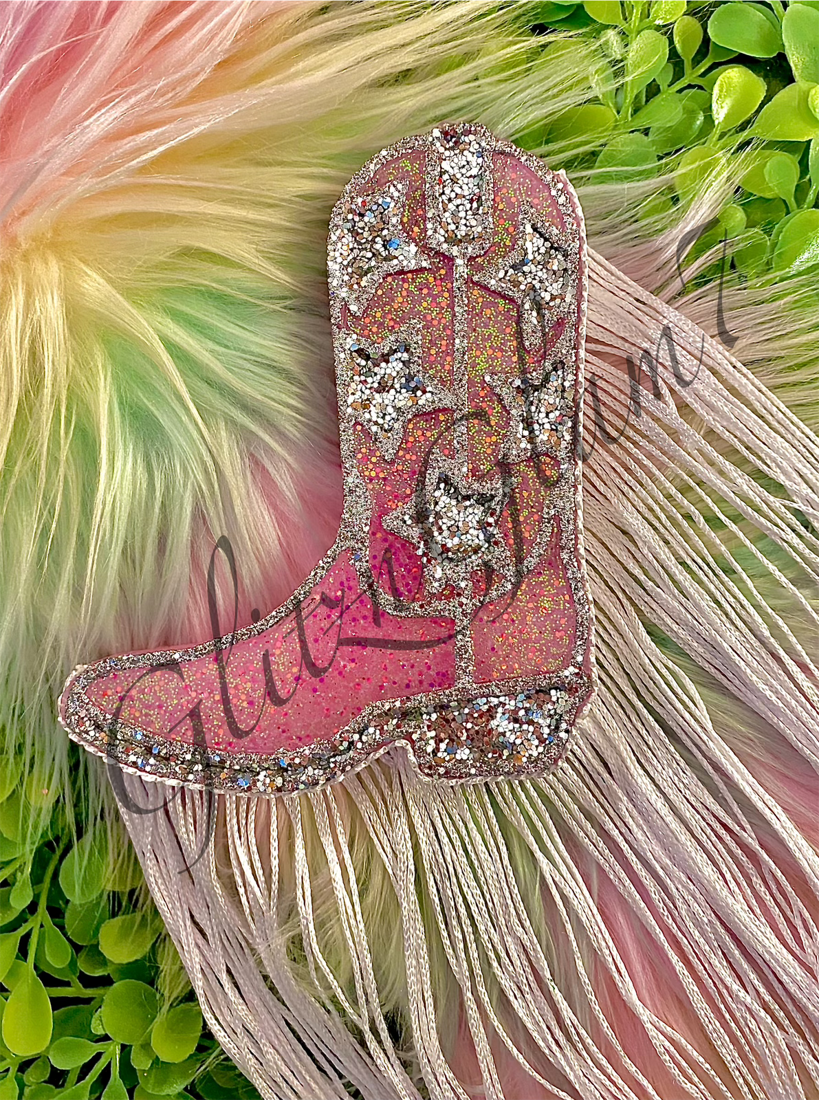 Cowgirl Boot w/ Stars Freshie Silicone Mold