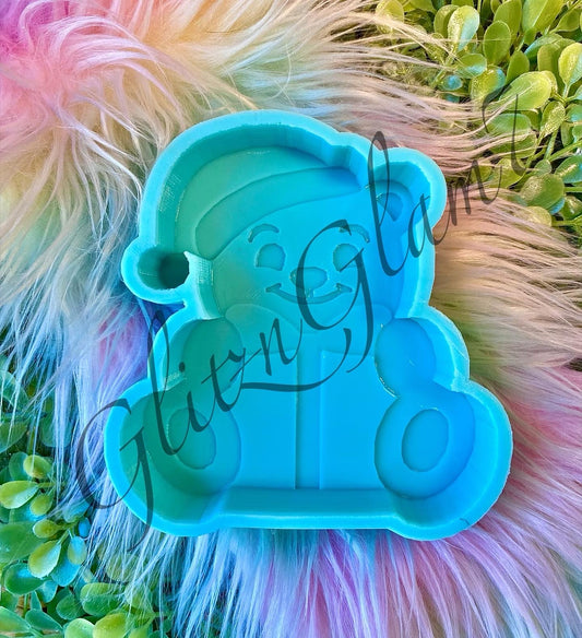 Christmas Bear Freshie Silicone Mold