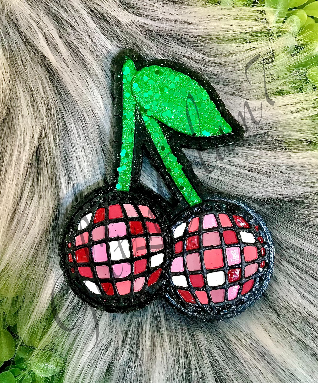 Disco Ball Cherries Freshie Silicone Mold