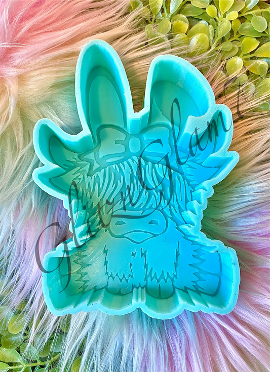 Easter Highland Cow Silicone Mold