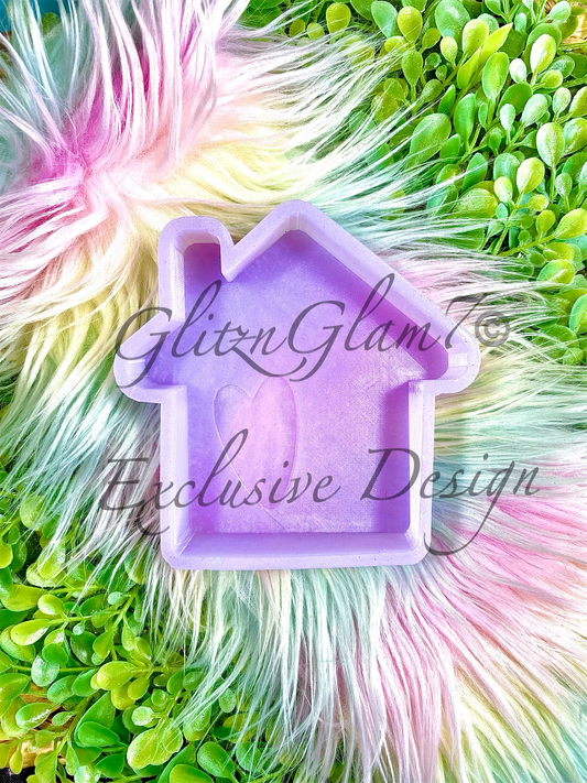 House w/ Folk Heart Silicone Mold (GNG7 Exclusive)