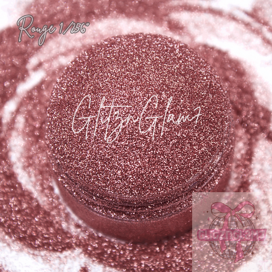 Rouge Glitter Dust 1/256"