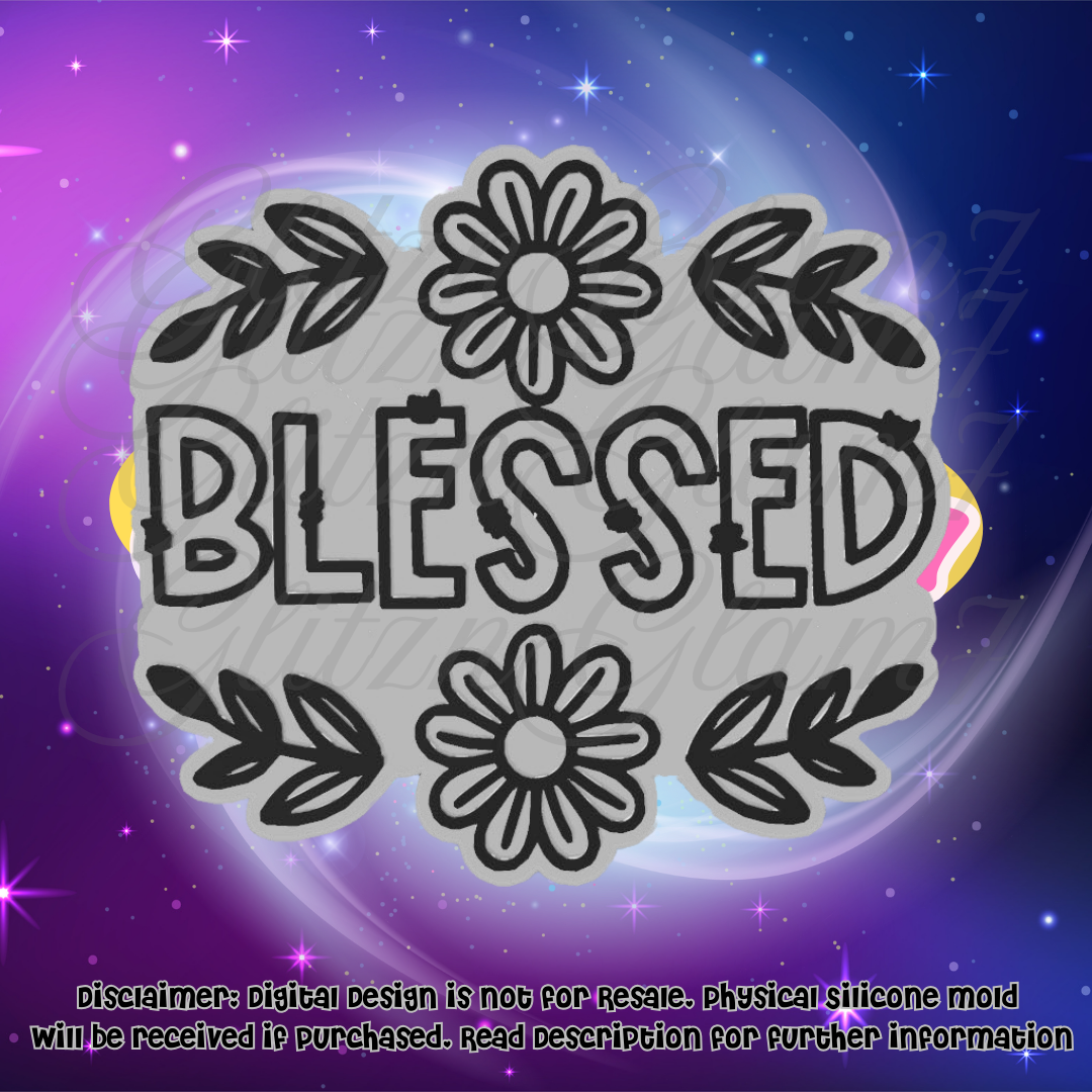 Blessed Floral Premium Silicone Mold