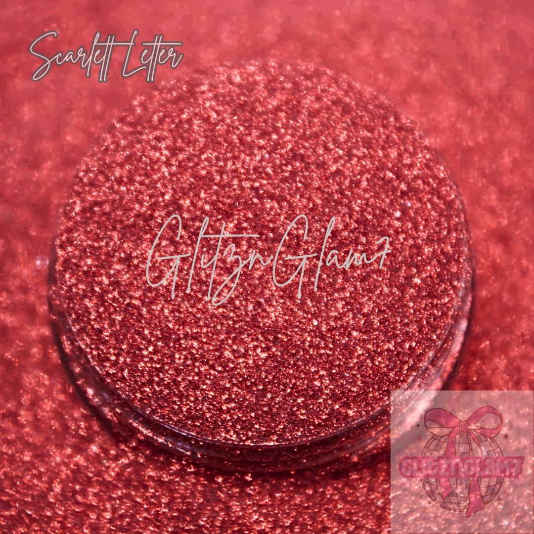 Scarlet Letter- Glitter Dust 1/256"