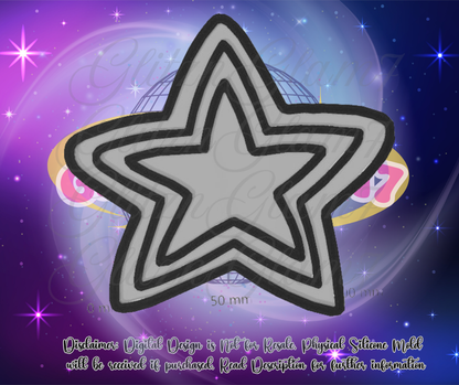 Groovy Star Premium Silicone Mold