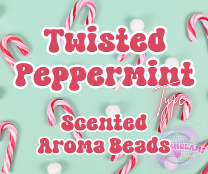 Twisted Peppermint TYPE Premium Scented Aroma Beads