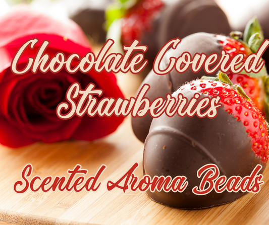 Chocolate Covered Strawberries - GNG7 Exclusive Custom Scented Beads