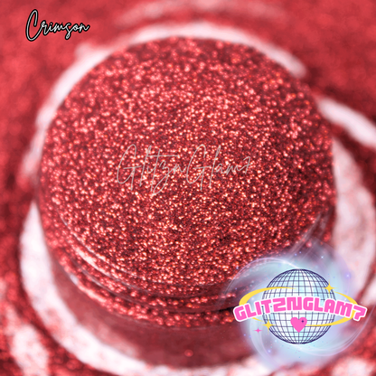 Crimson-Glitter Dust 1/256"