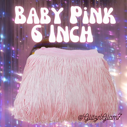 Baby Pink Fringe - 6 Inch