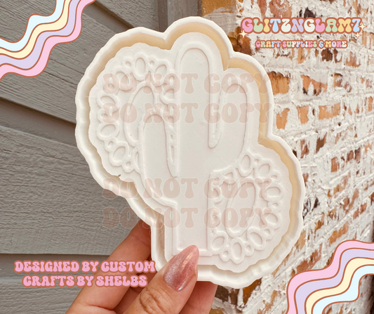 Western Squash Blossoms & Cactus Silicone Mold