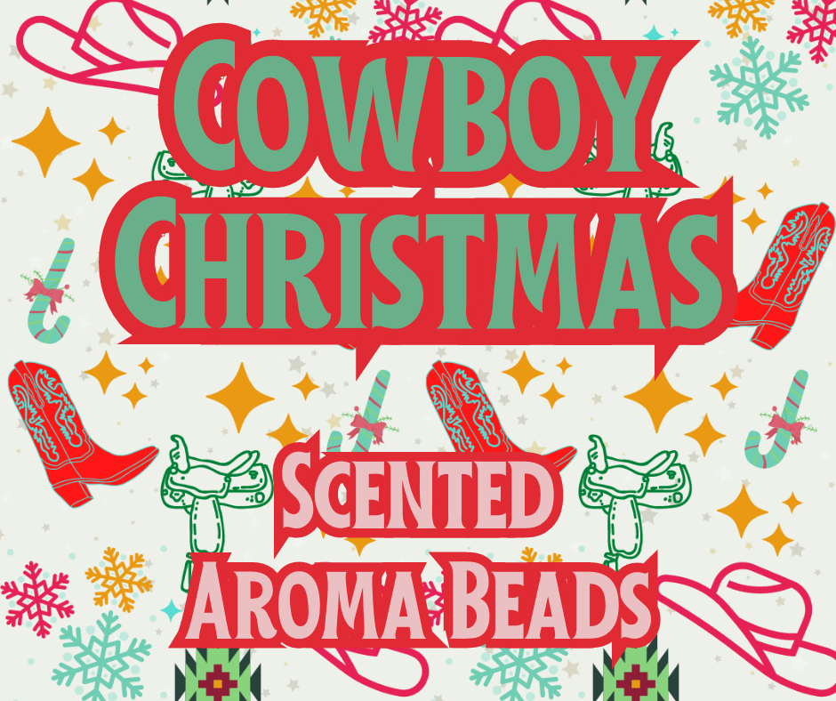 Cowboy Christmas Premium Scented Beads