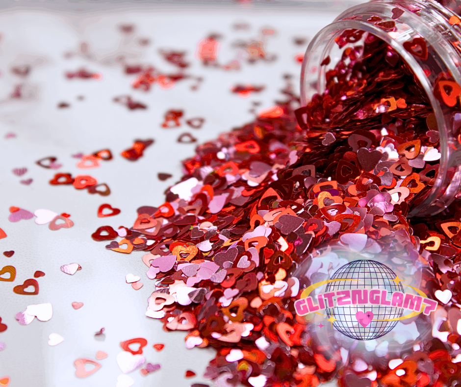 Charmed & Dangerous Heart Shaped Chunky Mix GlitznGlam7