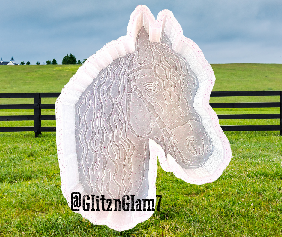 Horse w/ Bridle Silicone Mold