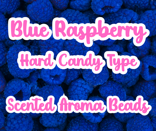 Blue Raspberry Hard Candy Type Scented Aroma Beads