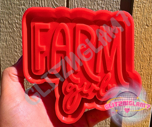 Farm Girl Silicone Mold