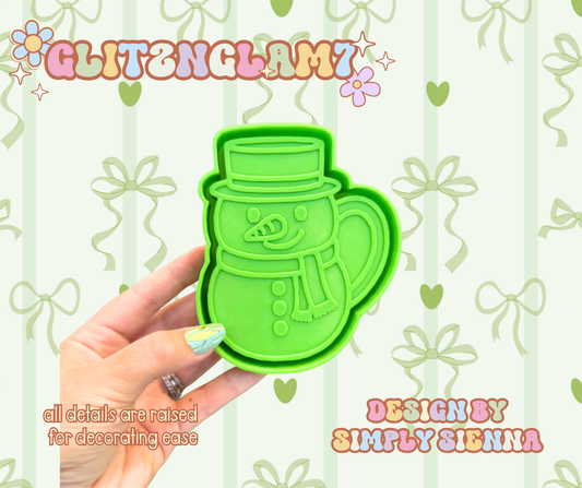 Snowman Mug Silicone Mold