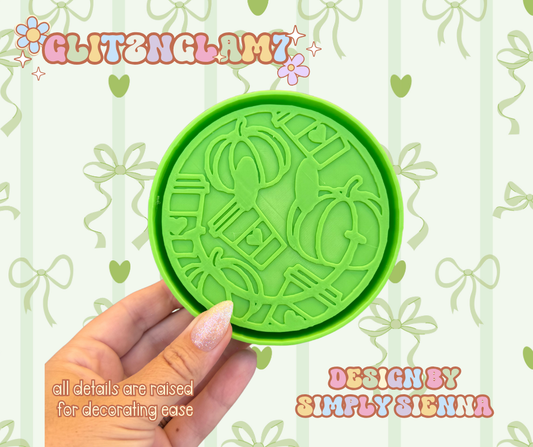 Pumpkin Spice Smiley Silicone Mold