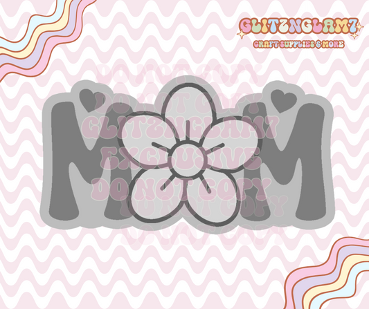 Mom WITH FLOWER Premium Silicone Mold ( GNG7 Exclusive)