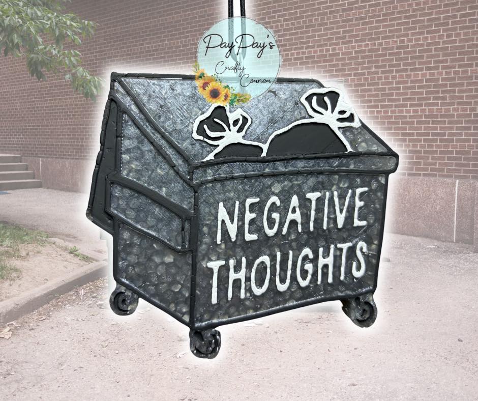 Negative Thoughts Dumpster Silicone Mold