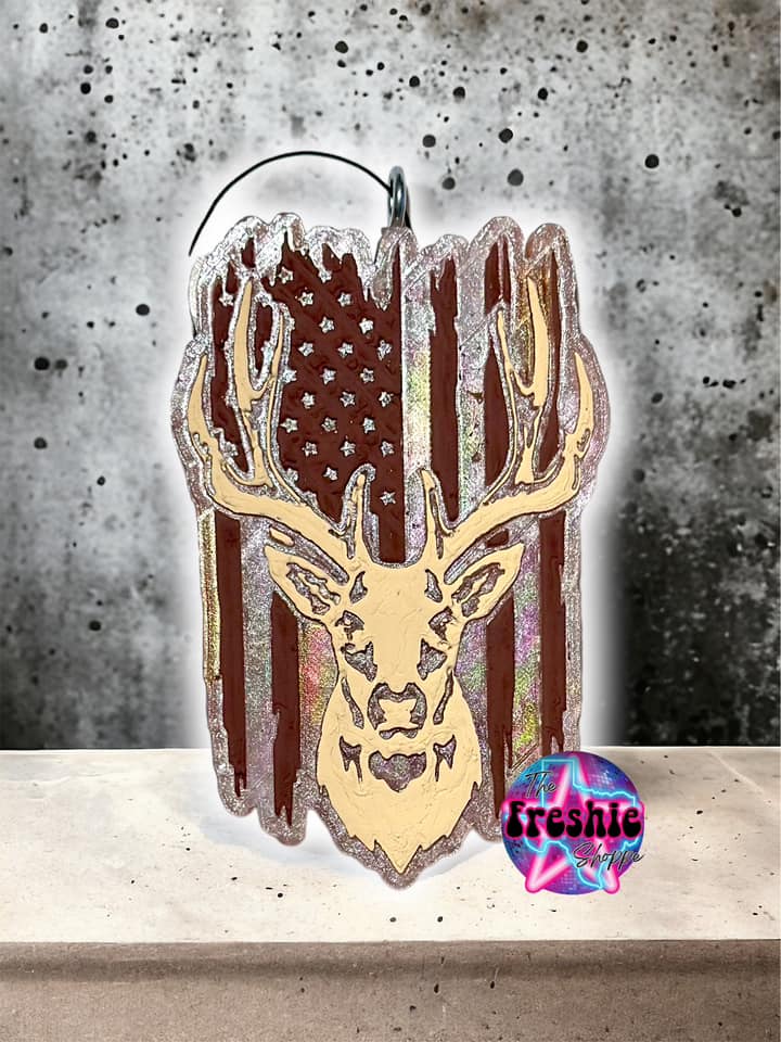 Buck USA Flag Silicone Mold